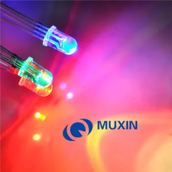 1000pcs 5mm RGB LED Common Cathode 4pin Red Green Blue LED Round Tricolor 20mA LED Light Emitting Diode 5 mm Transparent Lamp
1000pcs 5mm RGB LED Common Cathode 4pin Red Green Blue LED Round Tricolor 20mA LED Light Emitting Diode 5 mm Transparent Lamp