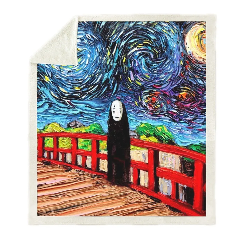 Spirited Away 3d Print Spider-Man Sherpa Blanket Sofa Couch Quilt Cover Travel Bedding Velvet Throw Fleece Blanket
Spirited Away 3d Print Spider-Man Sherpa Blanket Sofa Couch Quilt Cover Travel Bedding Velvet Throw Fleece Blanket
