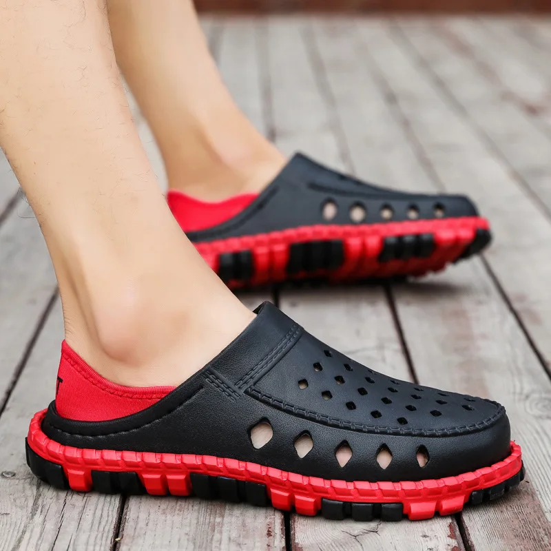 Men Beach Sandals Hollow Slippers Summer Fashion Men Flip Flops Breathable Light Sandalias Masculina Outdoor Flats Water Shoes
Men Beach Sandals Hollow Slippers Summer Fashion Men Flip Flops Breathable Light Sandalias Masculina Outdoor Flats Water Shoes