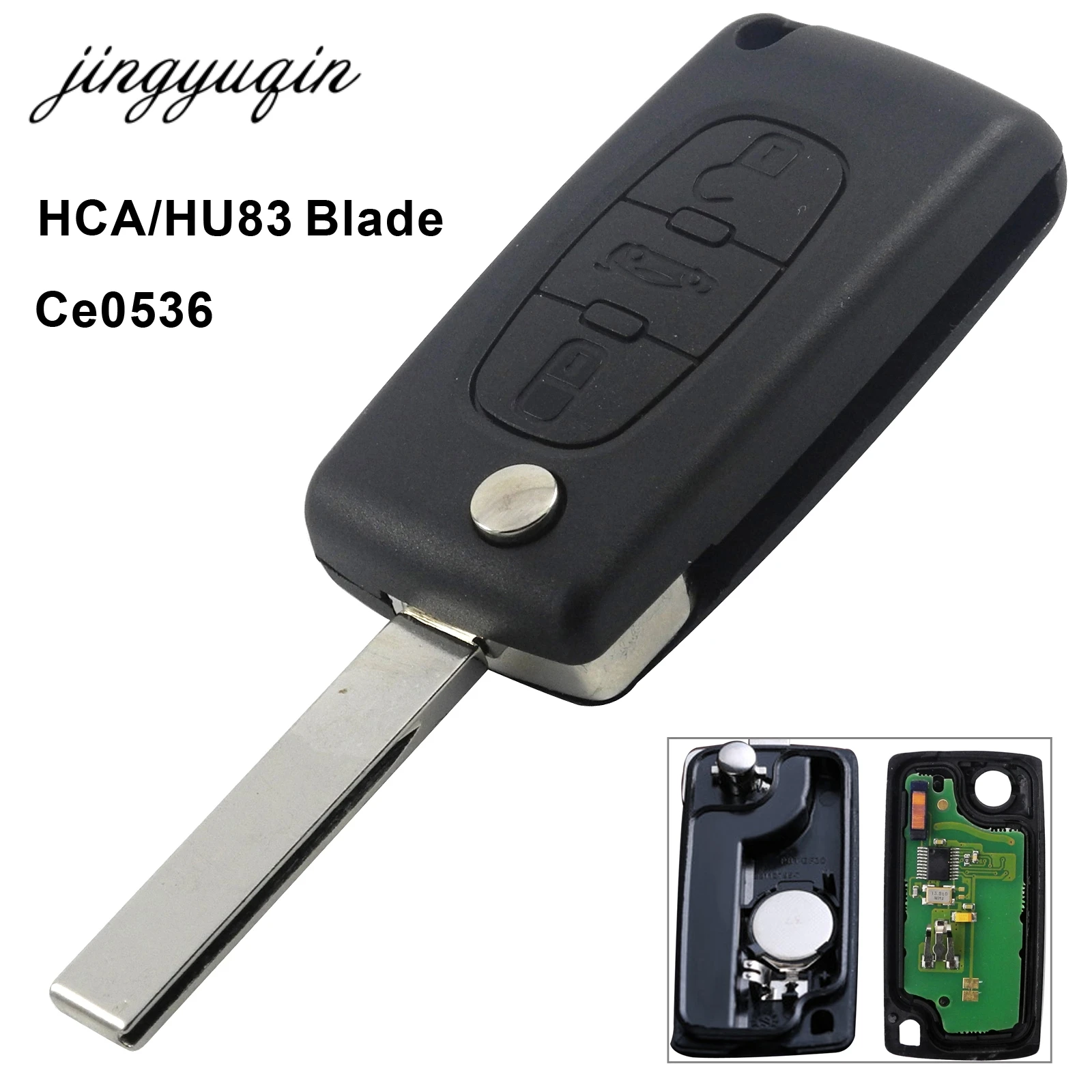 Пульт дистанционного управления jingyuqin CE0536, 3 кнопки, 434 МГц, HU83 для Citroen C3 C5
Пульт дистанционного управления jingyuqin CE0536, 3 кнопки, 434 МГц, HU83 для Citroen C3 C5