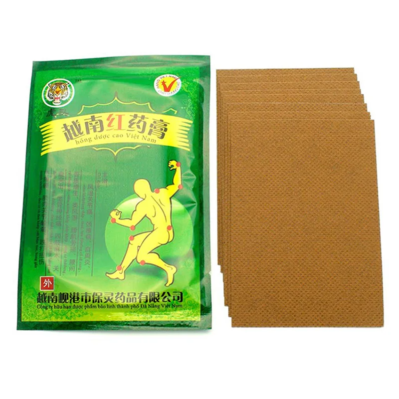 1 Bag Vietnam Red Tiger Back Body Relaxation Herbal Plaster Pain Relief Patch Relief Stickers Medical Plaster Ointment Joints
1 Bag Vietnam Red Tiger Back Body Relaxation Herbal Plaster Pain Relief Patch Relief Stickers Medical Plaster Ointment Joints