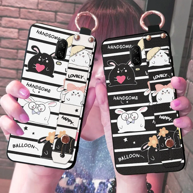 Wrist Strap Phone Cases For Oneplus 6 1+6 One plus 6 Luxury Cute Rabbit Funda Coque Case For Oneplus 6T 6 T Holder Case
Wrist Strap Phone Cases For Oneplus 6 1+6 One plus 6 Luxury Cute Rabbit Funda Coque Case For Oneplus 6T 6 T Holder Case