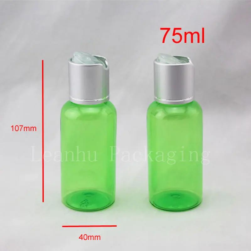 75ml green PET bottle with silver aluminum disc top cap,dropper container,essential oil bottle,PET bottle,sample bottles
75ml green PET bottle with silver aluminum disc top cap,dropper container,essential oil bottle,PET bottle,sample bottles