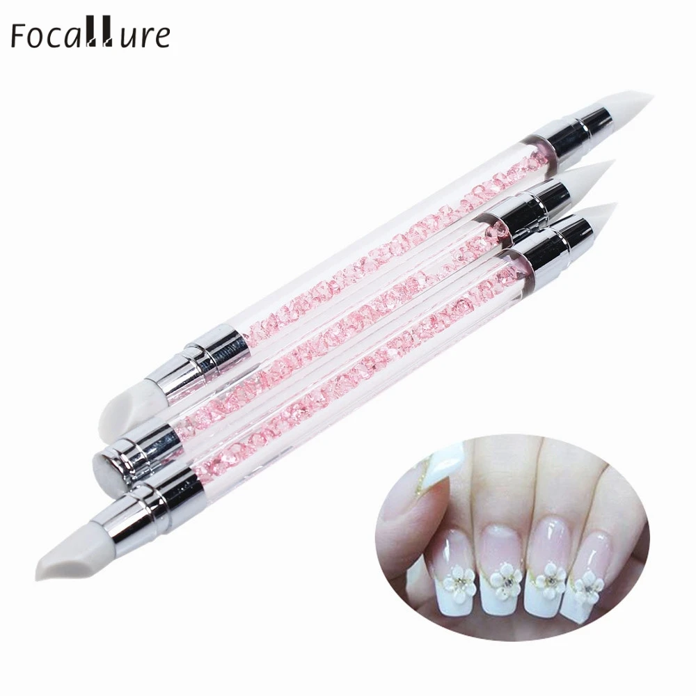 3 Pcs Pencil Strass Head Nail Art Brush Nail Silicone Brushes With Acrylic Strap G6830
3 Pcs Pencil Strass Head Nail Art Brush Nail Silicone Brushes With Acrylic Strap G6830