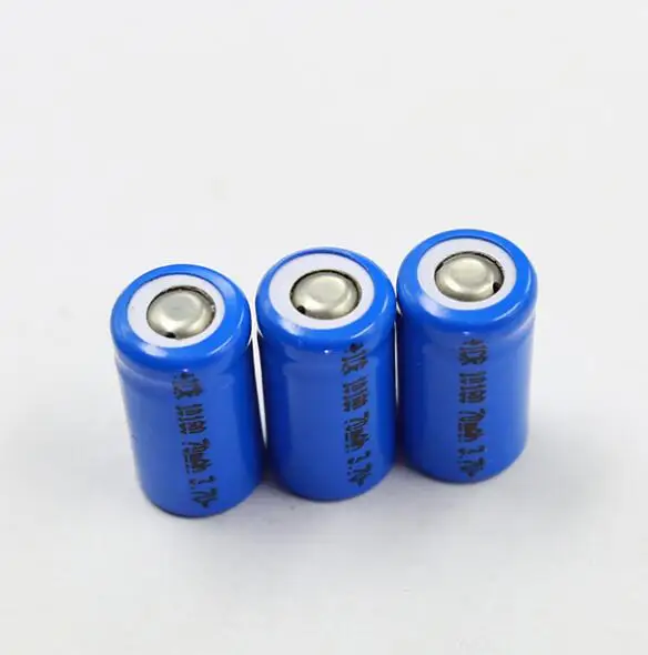 10pcs Brand 3.7v 70mah 10180 3.7v recharge cylindrical 80mah 100mah for rc toy Electronic Cigarette Small Electric led light (3)