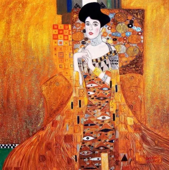 Modern Abstract 100%Handmade gustav klimt adele bloch bauer (portrait of oil painting The kiss Klimt 30X30 inch
Modern Abstract 100%Handmade gustav klimt adele bloch bauer (portrait of oil painting The kiss Klimt 30X30 inch