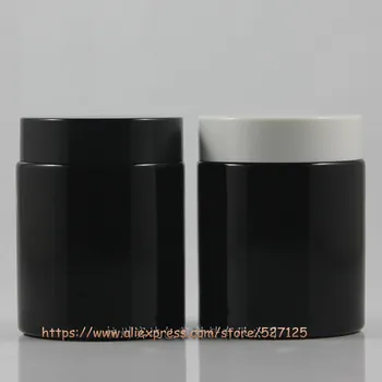 100g black(Natural) glass jar with black/white plastic lid,for eye cream/mask cream/facial cream/mini/sample container
100g black(Natural) glass jar with black/white plastic lid,for eye cream/mask cream/facial cream/mini/sample container