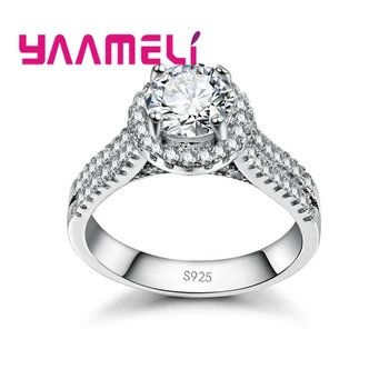 Classic High Quality Summer Wedding Hot AAA Ring 925 Sterling Silver White Sparkling Dance Ceremony Jewelry Lady
Classic High Quality Summer Wedding Hot AAA Ring 925 Sterling Silver White Sparkling Dance Ceremony Jewelry Lady