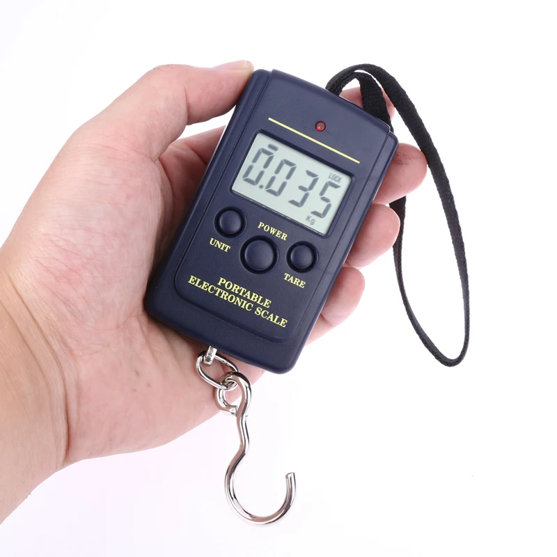 

Hot Multifunctional Portable Mini 40kg/10g Electronic Hanging Scale Luggage Balanca Digital Handy Pocket Weight Hook Scale