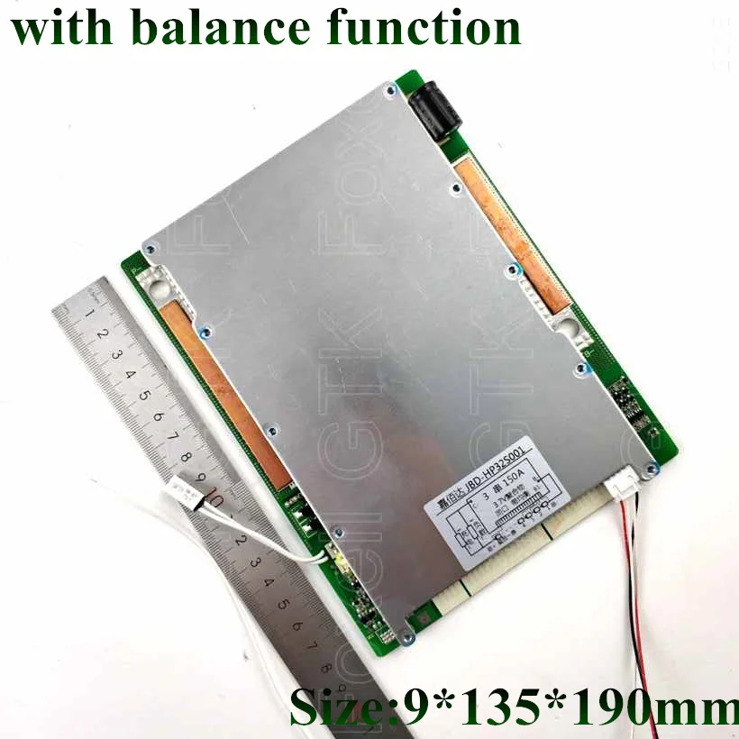 12.8V 150A lifepo4 4s BMS pcb 12V 14.6v 3.6v pcm battery protection board 1500W high power discharge forklift RV EV vehicle 2Kw (4)