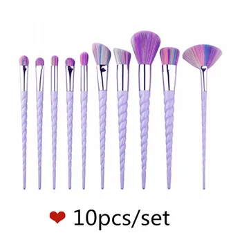 10pcs Unicorn Makeup Brush Set Foundation Powder Eye shadow Make Up Brushes Beauty Makeup Cosmetic Tools pincel maquiagem
10pcs Unicorn Makeup Brush Set Foundation Powder Eye shadow Make Up Brushes Beauty Makeup Cosmetic Tools pincel maquiagem