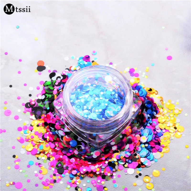 Mtssii 1g Nail Art Round Decorations New Mini Thin Mixed Colorful 1-3mm Designs Glitter Paillette Nail Art Tips Sticker
Mtssii 1g Nail Art Round Decorations New Mini Thin Mixed Colorful 1-3mm Designs Glitter Paillette Nail Art Tips Sticker
