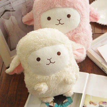 candice guo! super cute plush toy lovely sheep lamb cushion hand warm blanket pink white girls birthday Christmas gift 1pc
candice guo! super cute plush toy lovely sheep lamb cushion hand warm blanket pink white girls birthday Christmas gift 1pc