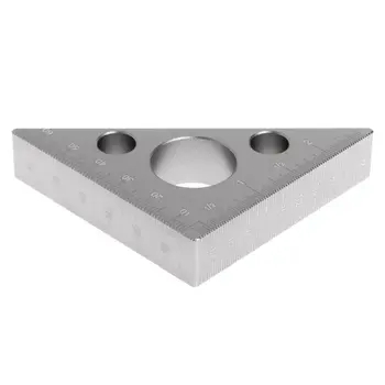 45 Degree Aluminum Alloy Angle Ruler inch metric Triangle ruler Carpenter's Workshop Woodworking square Multifunction Tool
45 Degree Aluminum Alloy Angle Ruler inch metric Triangle ruler Carpenter's Workshop Woodworking square Multifunction Tool
