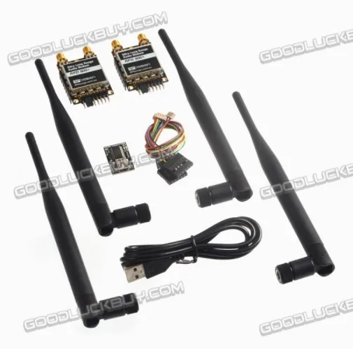 2pcs RFD 900MHz Ultra Long Range Radio Telemetry Modem with FTDI & Antenna for APM PIX Flight Controller
2pcs RFD 900MHz Ultra Long Range Radio Telemetry Modem with FTDI & Antenna for APM PIX Flight Controller