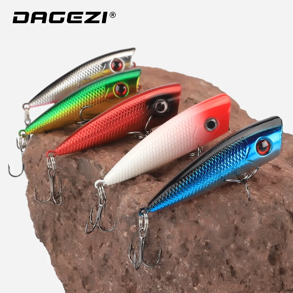 Приманка для рыбалки DAGEZI 6 4 см г 5 цветов с # крючками | Спорт и развлечения