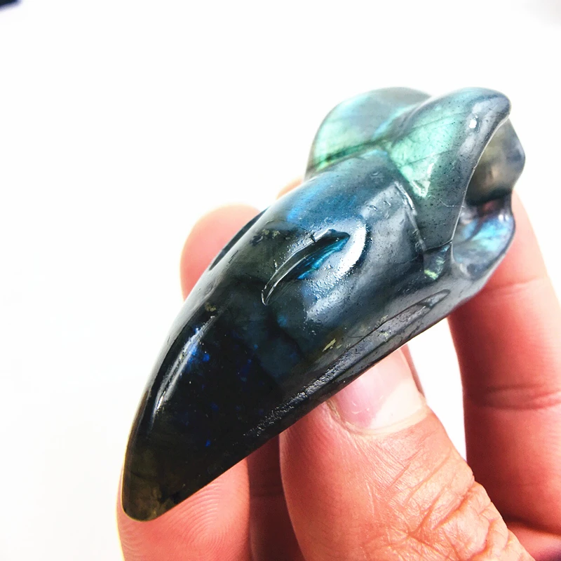 6cm Natural labradorite crow beak pure hand-carved crystal skull reiki healing gem collection
6cm Natural labradorite crow beak pure hand-carved crystal skull reiki healing gem collection