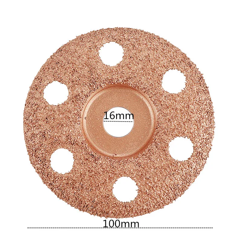 New 4 Inch See Through Wood Carving Disc Tungsten Carbide Coating Shaping Disc for Angle Grinder For Wood Carving Shaping
New 4 Inch See Through Wood Carving Disc Tungsten Carbide Coating Shaping Disc for Angle Grinder For Wood Carving Shaping