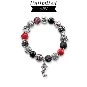 Animal Fish Charm Bracelets Cubic Zircon Dragon Beads Strand Bracelets DIY Fashion Jewelry for Women and Men Gift
Animal Fish Charm Bracelets Cubic Zircon Dragon Beads Strand Bracelets DIY Fashion Jewelry for Women and Men Gift