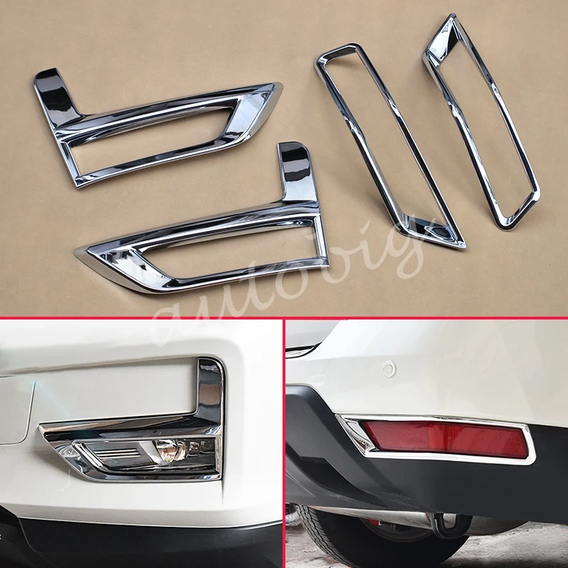 For 2017 2018 2019 Nissan Rogue X-Trail T32 Facelift Front + Rear Fog Light Lamp Cover Chrome Bumper Reflector Accessories
For 2017 2018 2019 Nissan Rogue X-Trail T32 Facelift Front + Rear Fog Light Lamp Cover Chrome Bumper Reflector Accessories