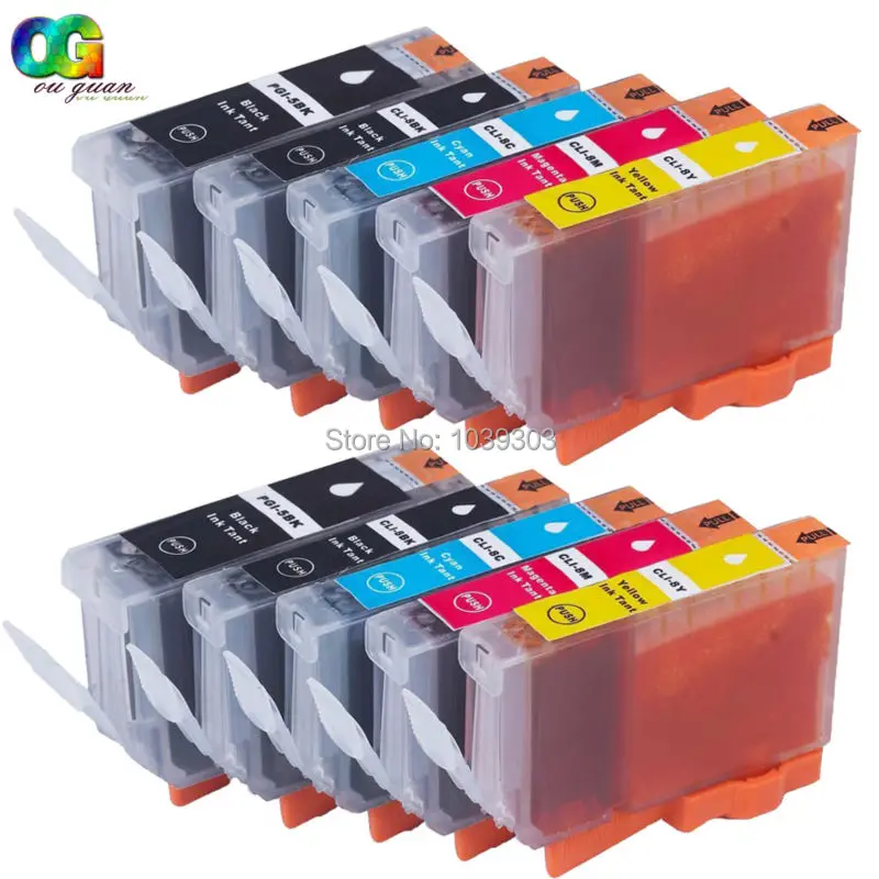 Фото 10PK PGI5 CLI8 Compatible ink cartridge for Canon PIXMA IP4300 IP4500 IP4500X IP5200 IP5200R IP5300 MP500 MP600 mp800 | Компьютеры и