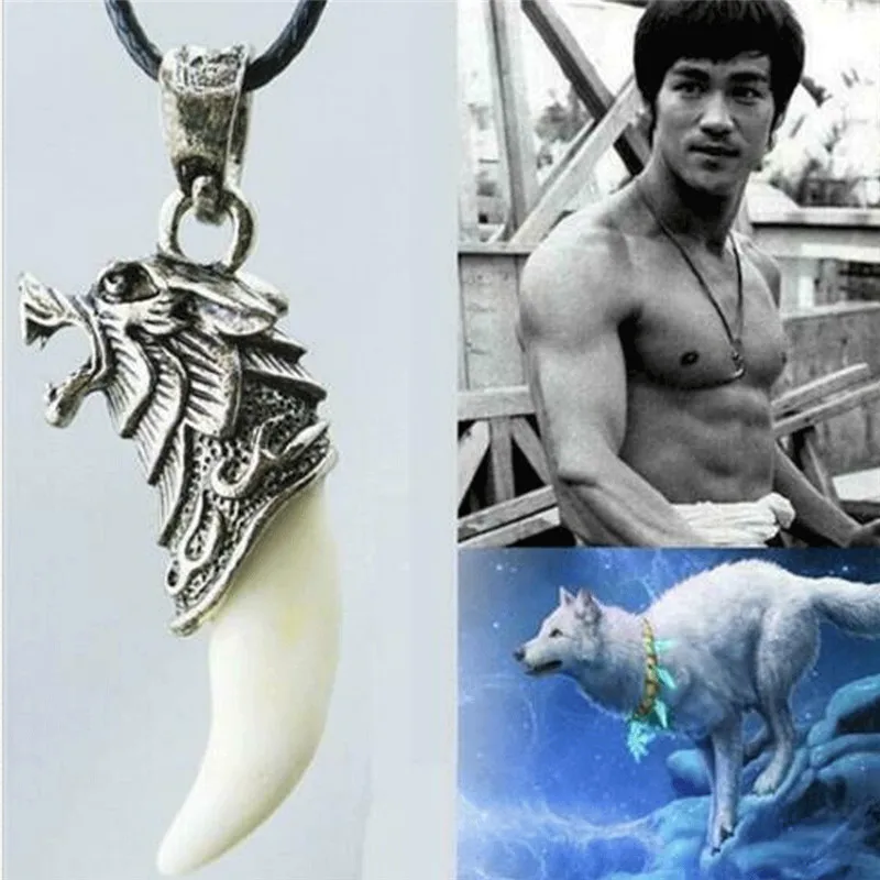 Brave Man Wolf Tooth Necklace Bruce Lee Same Style Chinese Kung Fu Titanium Steel Domineering Pendant Gifts Chain
Brave Man Wolf Tooth Necklace Bruce Lee Same Style Chinese Kung Fu Titanium Steel Domineering Pendant Gifts Chain
