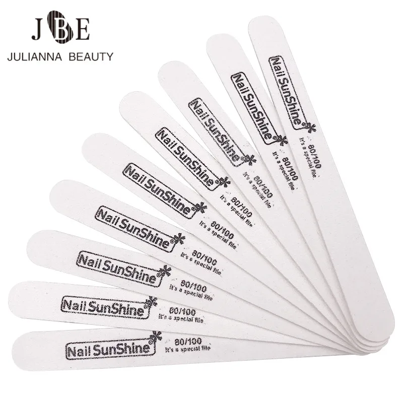 10 Pcs Strong Thick White Wood Nail Files 80/100 Sandpaper Grit Lima Buffer Manicure Wood Sanding Nails Files Tool New
10 Pcs Strong Thick White Wood Nail Files 80/100 Sandpaper Grit Lima Buffer Manicure Wood Sanding Nails Files Tool New
