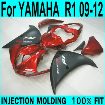 Injection Fairings For YAMAHA YZF R1 2009-2015 year model ( Matte black + wine red ) full plastic parts Fairing kit +7gifts LL02
Injection Fairings For YAMAHA YZF R1 2009-2015 year model ( Matte black + wine red ) full plastic parts Fairing kit +7gifts LL02