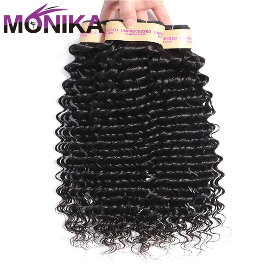 Monika Brazilian Deep Wave Bundles Remy Hair Bundle Deals 30 inch Long Bundles Tissage Brésilien 4 / 3 Bundles Human Hair Weave
Monika Brazilian Deep Wave Bundles Remy Hair Bundle Deals 30 inch Long Bundles Tissage Brésilien 4 / 3 Bundles Human Hair Weave
