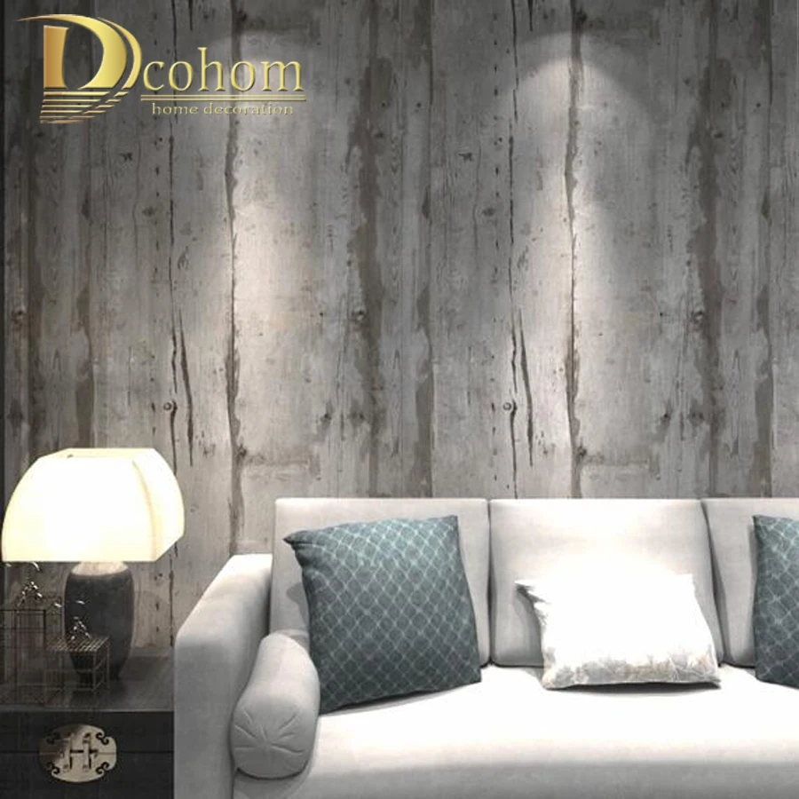 Simulation Rustic Wood Wallpaper Gray Wood Grain Textured Striped Vinyl Wall Paper For Bar & Restaurant
Simulation Rustic Wood Wallpaper Gray Wood Grain Textured Striped Vinyl Wall Paper For Bar & Restaurant