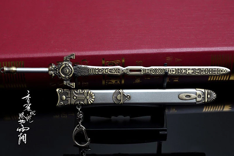 1/6 Scale Alloy Diecast Sword with Scabbard 22cm Ancient Weapon Model Toy Sword 12 inches Action Figure Figure Doll Accessory 
1/6 Scale Alloy Diecast Sword with Scabbard 22cm Ancient Weapon Model Toy Sword 12 inches Action Figure Figure Doll Accessory