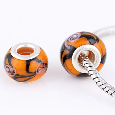 10 Pcs a Lot Orange Glass Beads Rose Inside Black Stripe Round DIY Spacer European Murano Fit For Pandora Charms Bracelet
10 Pcs a Lot Orange Glass Beads Rose Inside Black Stripe Round DIY Spacer European Murano Fit For Pandora Charms Bracelet