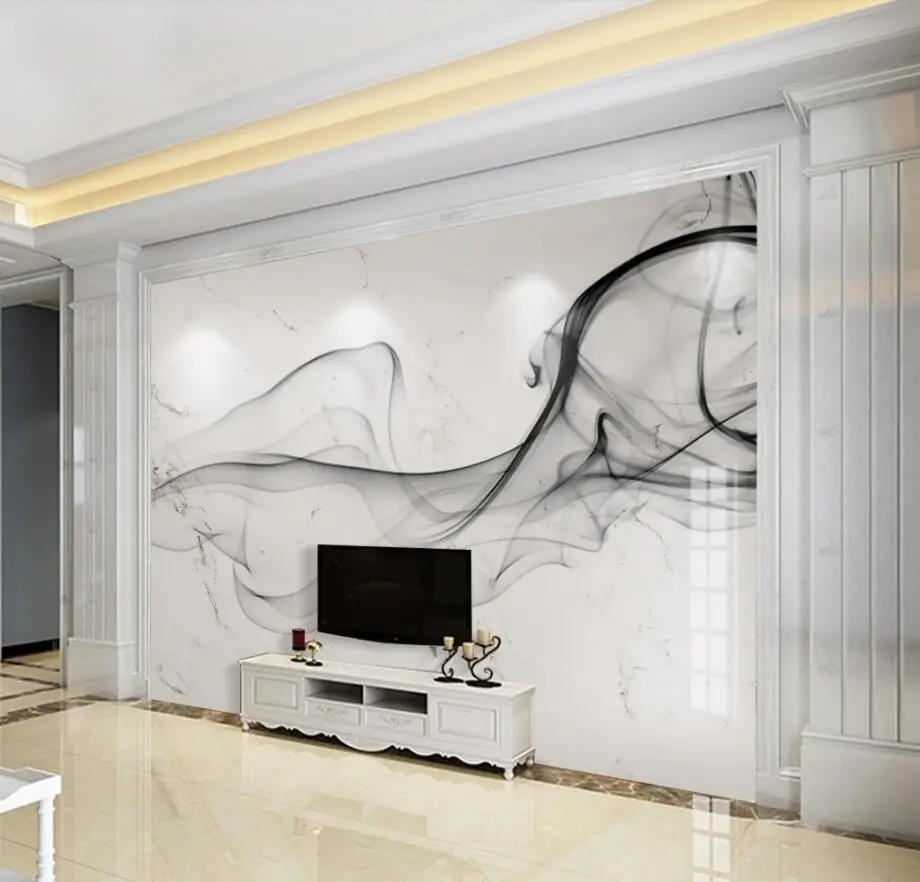 Beibehang Custom Wallpaper Living Room Bedroom Mural Chinese Ink