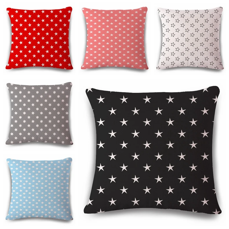 Simple colorful five-star Cushion(No Filler) Polyester Family affection Sofa Car Seat family Home Decorative Throw Pillow
Simple colorful five-star Cushion(No Filler) Polyester Family affection Sofa Car Seat family Home Decorative Throw Pillow