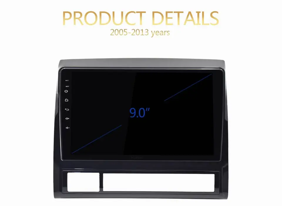 Perfect KiriNavi 9" Car Radio 32G Android DVD Touch Display For Toyota Tacoma 2005-2013 Auto Audio GPS MP3 Multimedia Navigation System 2 Perfect KiriNavi 9" Car Radio 32G Android DVD Touch Display For Toyota Tacoma 2005-2013 Auto Audio GPS MP3 Multimedia Navigation System 2