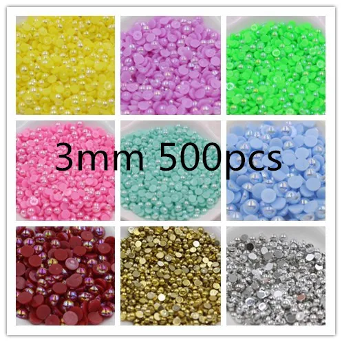 1000Pcs/lot Size 3mm AB Color Imitation Pearls Half Round Flatback Beads DIY Decoration free shipping
1000Pcs/lot Size 3mm AB Color Imitation Pearls Half Round Flatback Beads DIY Decoration free shipping
