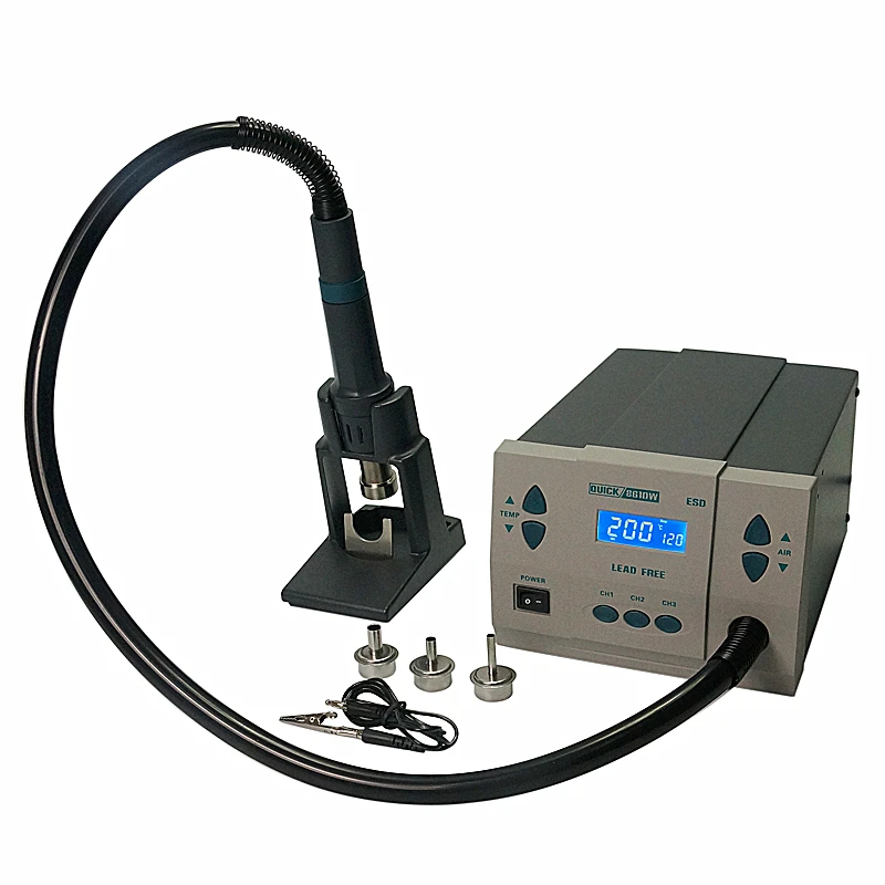 QUICK 861DW 1000w spot original crack Hot Air Rework station soldering station