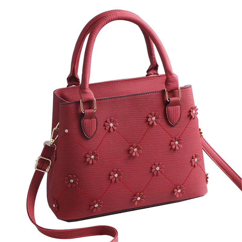 Ladies 2019 Flowers Women's Tote Leather Top-handle Bags Ladies Designer Luxury Handbags Brand Women Shoulder Bags Sac A Main
Ladies 2019 Flowers Women's Tote Leather Top-handle Bags Ladies Designer Luxury Handbags Brand Women Shoulder Bags Sac A Main