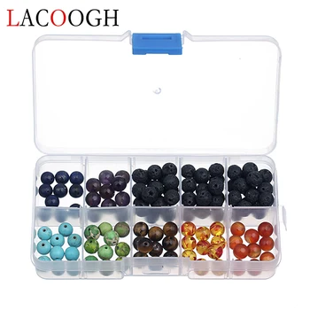 130pcs/box 8mm Natural Lava Tiger Eye Stone Beads 7 Reiki Chakra Stone Beads Bracelets DIY Handmade Jewelry Making Accessories
130pcs/box 8mm Natural Lava Tiger Eye Stone Beads 7 Reiki Chakra Stone Beads Bracelets DIY Handmade Jewelry Making Accessories