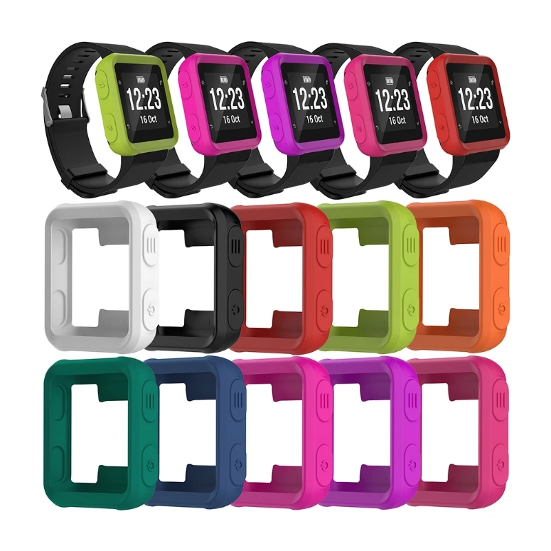 1pcs New OOTDTY Smart Protector Case Silicone Skin Case Cover For Garmin Forerunner 35 For Approach S20 Sport Watch
1pcs New OOTDTY Smart Protector Case Silicone Skin Case Cover For Garmin Forerunner 35 For Approach S20 Sport Watch
