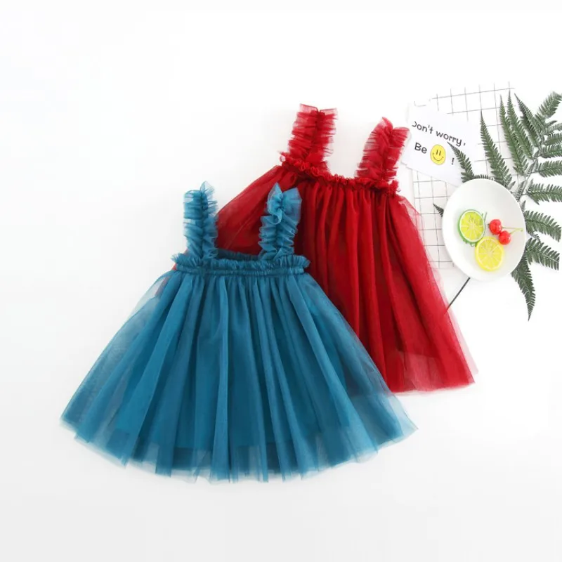 New Kids Girls Princess Net Yarn Sleeveless Party Dress Dancing Tutu Dresses Solid Backless Strap Outfits Clothes
New Kids Girls Princess Net Yarn Sleeveless Party Dress Dancing Tutu Dresses Solid Backless Strap Outfits Clothes