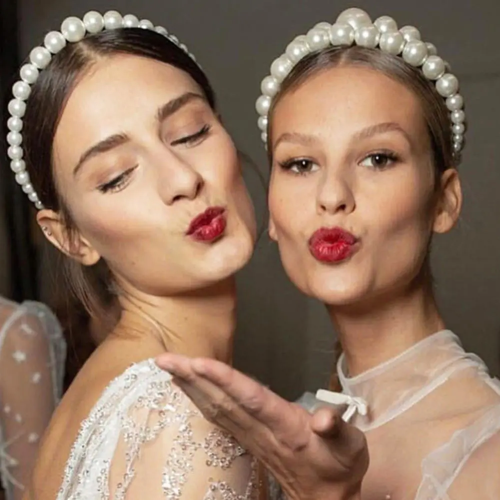 Flatfoosie Trendy 2019 Big Pearls Hairbands Elegant Headband Women Headwear Cute Boho Hair Hoop Bezel for Girls Hair Accessories
Flatfoosie Trendy 2019 Big Pearls Hairbands Elegant Headband Women Headwear Cute Boho Hair Hoop Bezel for Girls Hair Accessories