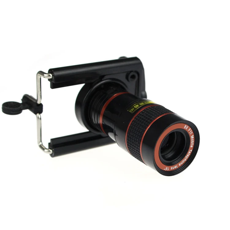 Universal 8X Zoom Telephoto Lenses Optical Telescope Camera Kit Wide Angle Lens With Clips For iPhone 4 5 5S SE 6 6S 7 Plus 8 X
Universal 8X Zoom Telephoto Lenses Optical Telescope Camera Kit Wide Angle Lens With Clips For iPhone 4 5 5S SE 6 6S 7 Plus 8 X