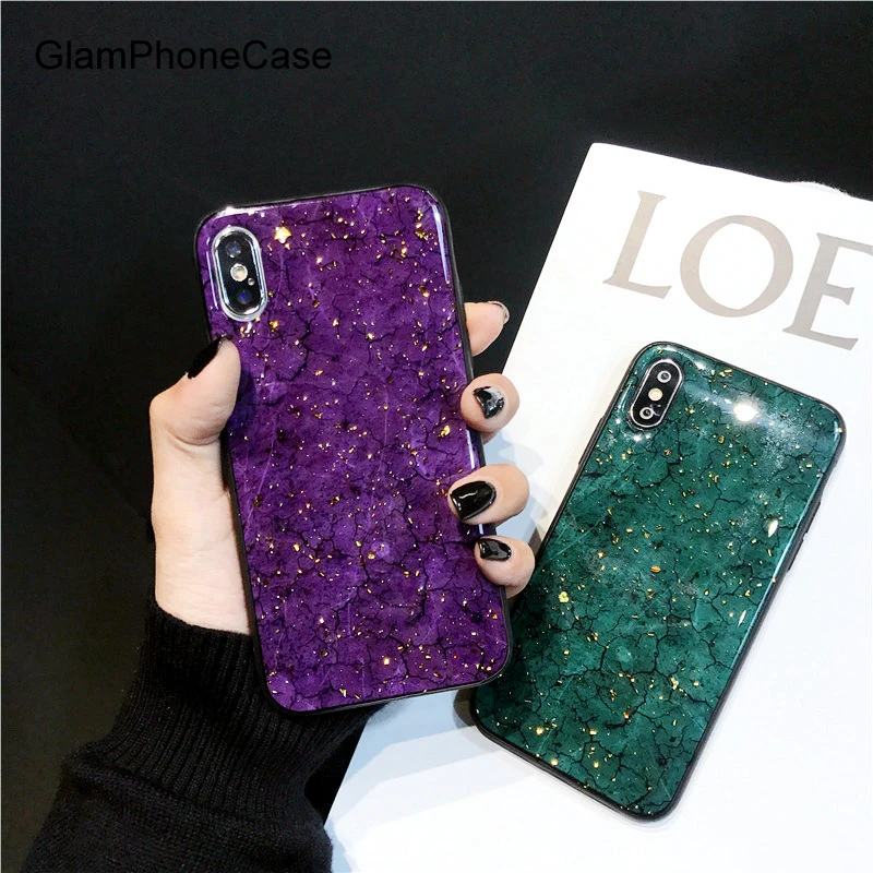 GlamPhoneCase Purple Marble Gold Foil Phone Case For iPhone XS Max Case For iPhone XS XR X 8 7 6S 6 Plus Soft Back Cover
GlamPhoneCase Purple Marble Gold Foil Phone Case For iPhone XS Max Case For iPhone XS XR X 8 7 6S 6 Plus Soft Back Cover