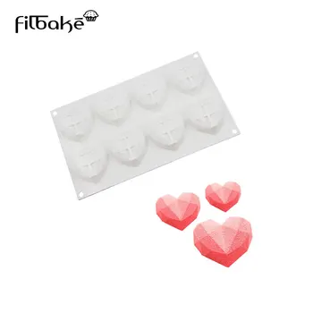 FILBAKE 3D Silicone 8 Holes Cake Mold For Kitchen DIY Chocolate Mousse Cupcake Ice-cream Mould Baking Cake Decorating Tools
FILBAKE 3D Silicone 8 Holes Cake Mold For Kitchen DIY Chocolate Mousse Cupcake Ice-cream Mould Baking Cake Decorating Tools
