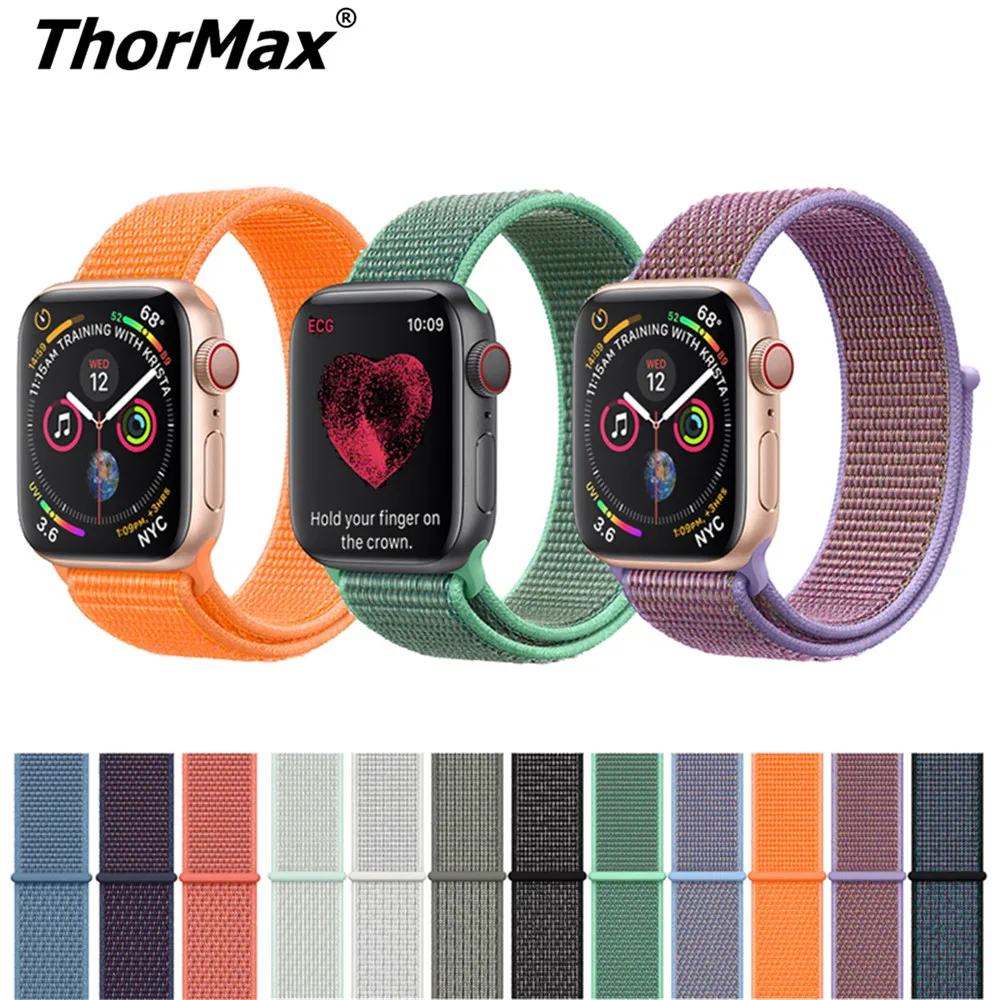 New High Quality Nylon Sport Loop Replacment Band for Apple Watch Series 4 3 2 Lightweight Soft Breathable Woven Strap 40 44mm
New High Quality Nylon Sport Loop Replacment Band for Apple Watch Series 4 3 2 Lightweight Soft Breathable Woven Strap 40 44mm