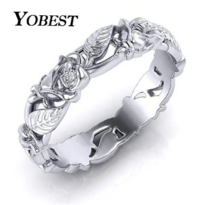 Yobest 2019 New Vintage Silver Color Hollow Flower and Leaves Wedding Ring for Woman Dropshipping
Yobest 2019 New Vintage Silver Color Hollow Flower and Leaves Wedding Ring for Woman Dropshipping