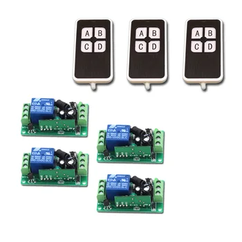 DC 9V 12V 24V Wireless Remote Control Switch 1CH 10A Relay receiver Remote Switch Systerm 315/433MHZ
DC 9V 12V 24V Wireless Remote Control Switch 1CH 10A Relay receiver Remote Switch Systerm 315/433MHZ