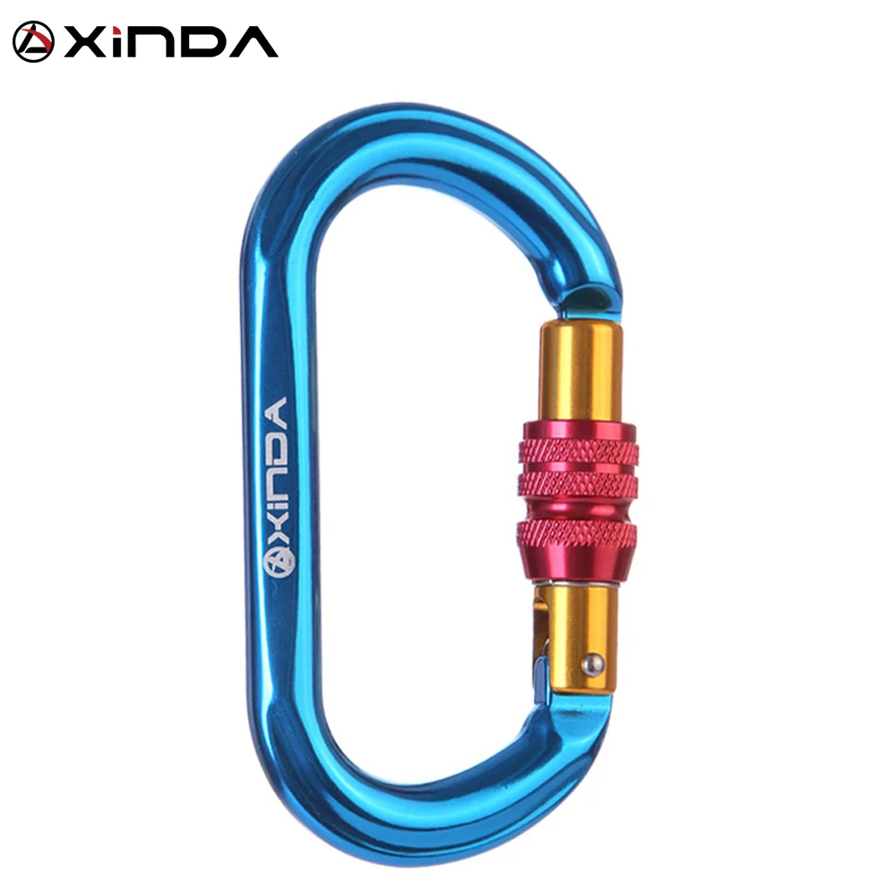 XINDA Outdoor O-shape 5500lbs Tension Safety Carabiner Buckle Lock Climbing Rock Climbing Equipment Screw Locking Survival Kit
XINDA Outdoor O-shape 5500lbs Tension Safety Carabiner Buckle Lock Climbing Rock Climbing Equipment Screw Locking Survival Kit