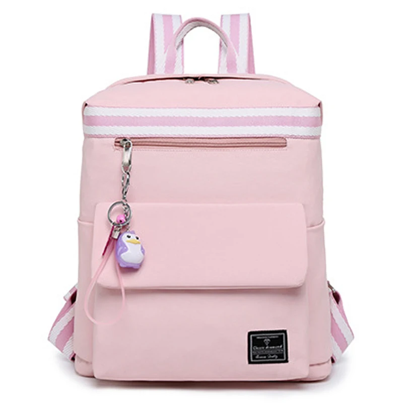 Fashion Waterproof Women Backpack Striped Letter Lady Daypacks School Student for Girls Bookbag Laptop Bag
Fashion Waterproof Women Backpack Striped Letter Lady Daypacks School Student for Girls Bookbag Laptop Bag